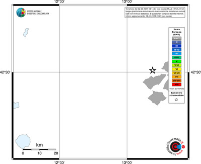 Mappa EMS - territori comuni