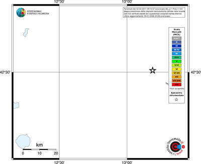 Mappa MCS - territori località