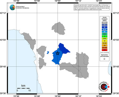 Mappa EMS - territori comuni