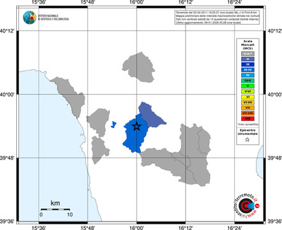 Mappa MCS - territori comuni