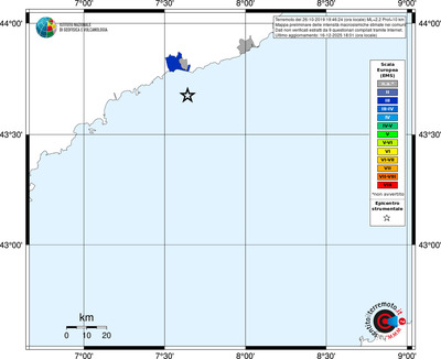 Mappa EMS - territori comuni