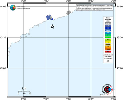 Mappa MCS - territori comuni