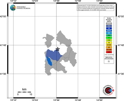 Mappa EMS - territori comuni