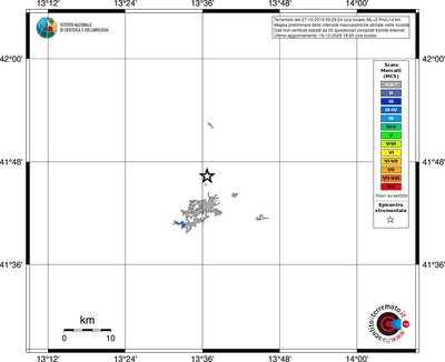Mappa MCS - territori località