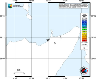 Mappa EMS - territori località
