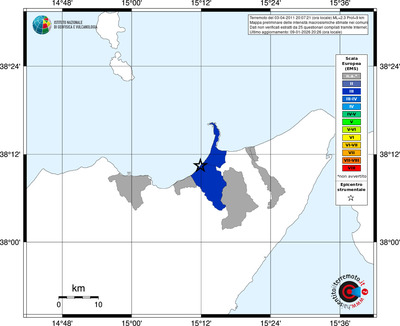 Mappa EMS - territori comuni