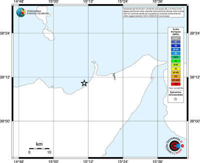 Mappa EMS - territori località