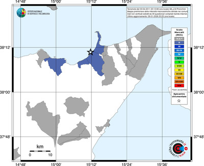 Mappa MCS - territori comuni