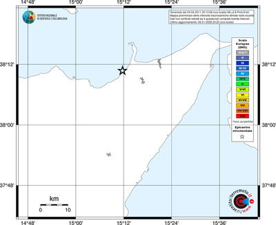 Mappa EMS - territori località