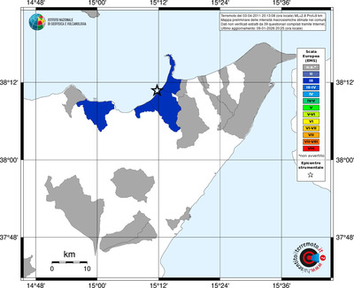Mappa EMS - territori comuni