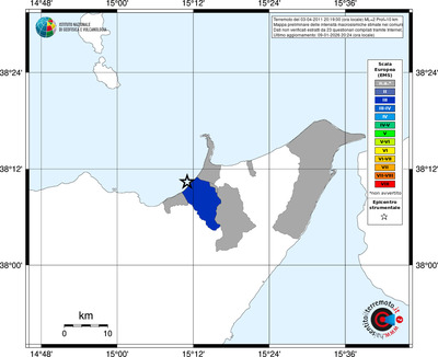 Mappa EMS - territori comuni