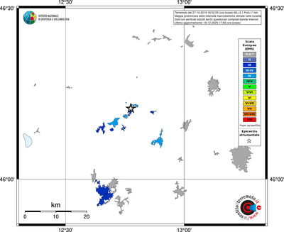 Mappa EMS - territori località