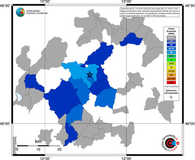 Mappa EMS - territori comuni