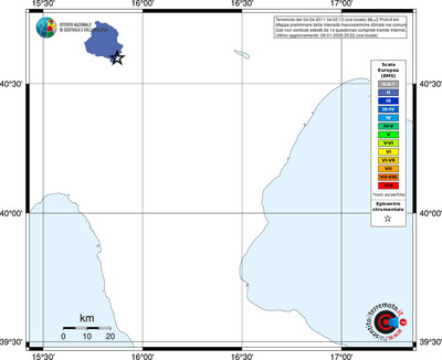Mappa EMS - territori comuni