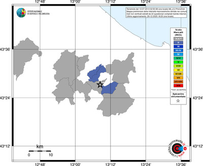 Mappa MCS - territori comuni