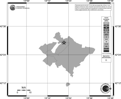 Mappa EMS - territori comuni