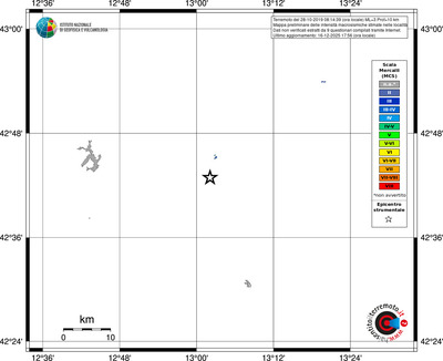 Mappa MCS - territori località