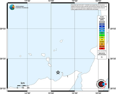 Mappa EMS - territori località