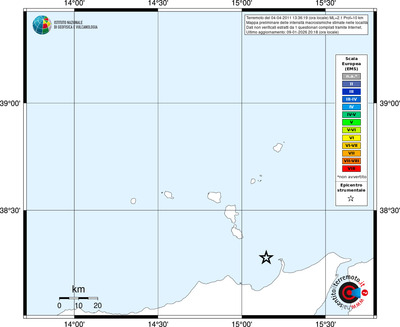 Mappa EMS - territori località