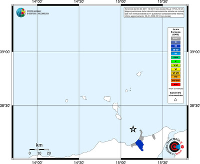 Mappa EMS - territori comuni