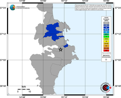 Mappa EMS - territori comuni