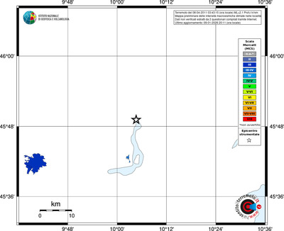 Mappa MCS - territori località