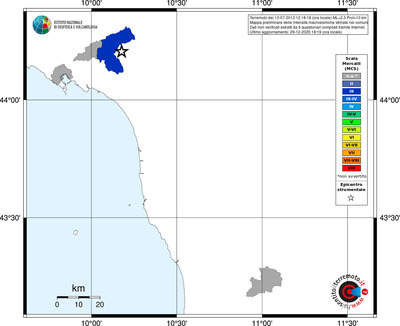 Mappa MCS - territori comuni