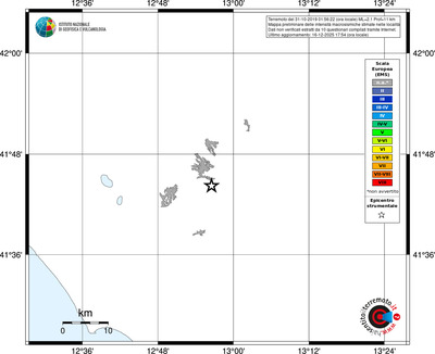 Mappa EMS - territori località