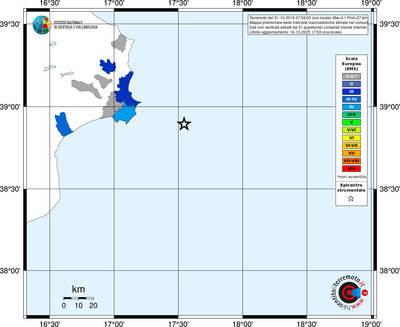 Mappa EMS - territori comuni