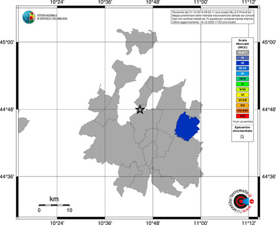 Mappa MCS - territori comuni