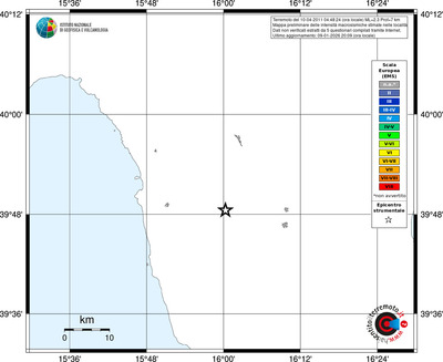 Mappa EMS - territori località