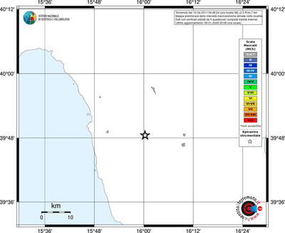 Mappa MCS - territori località