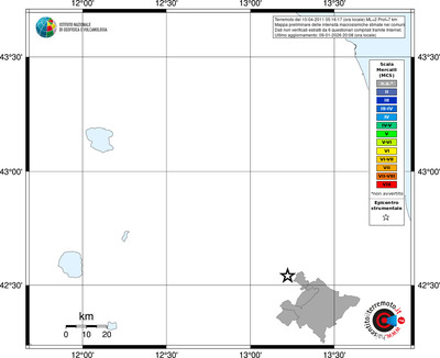 Mappa MCS - territori comuni