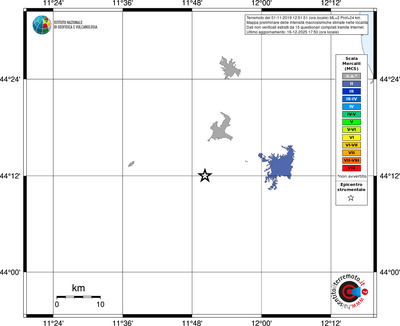 Mappa MCS - territori località