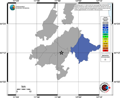Mappa MCS - territori comuni