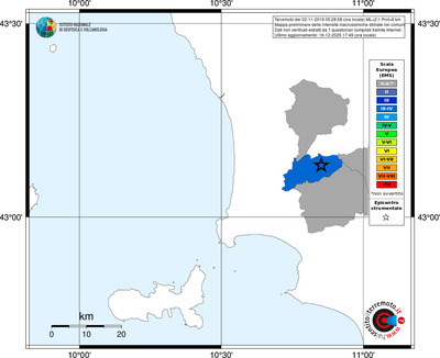 Mappa EMS - territori comuni