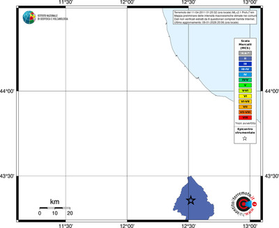 Mappa MCS - territori comuni