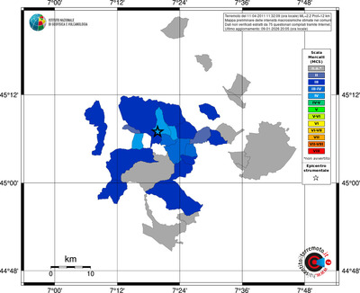 Mappa MCS - territori comuni