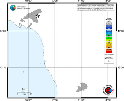 Mappa EMS - territori comuni