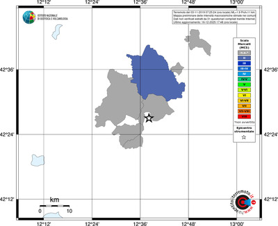 Mappa MCS - territori comuni