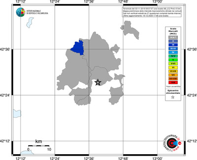 Mappa MCS - territori comuni