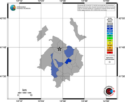 Mappa MCS - territori comuni