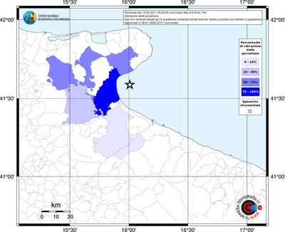 Mappa territorio comunale con almeno 3 questionari