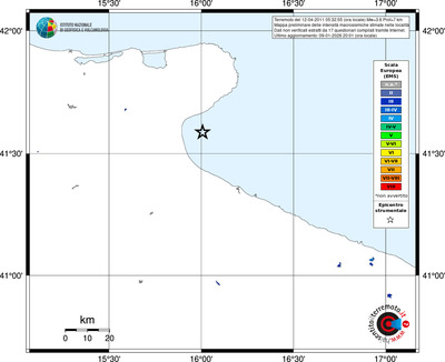 Mappa EMS - territori località
