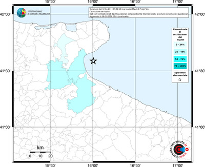 Mappa territorio comunale con almeno 3 questionari