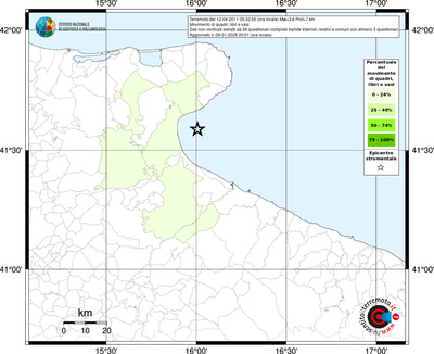 Mappa territorio comunale con almeno 3 questionari
