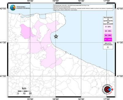 Mappa territorio comunale con almeno 3 questionari