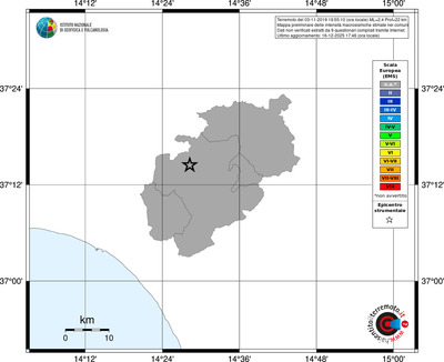 Mappa EMS - territori comuni