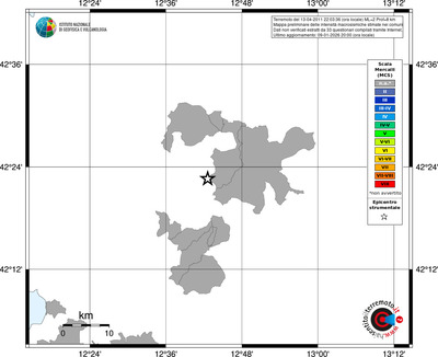 Mappa MCS - territori comuni