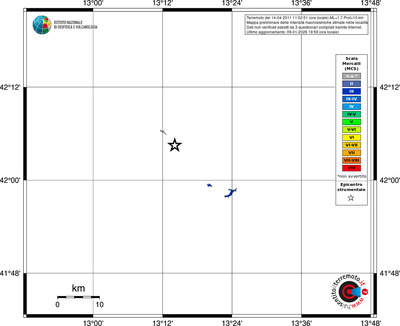 Mappa MCS - territori località